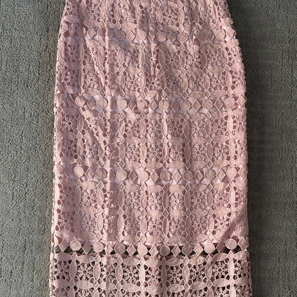 Rachel Parcell lace skirt, size M, Pink
